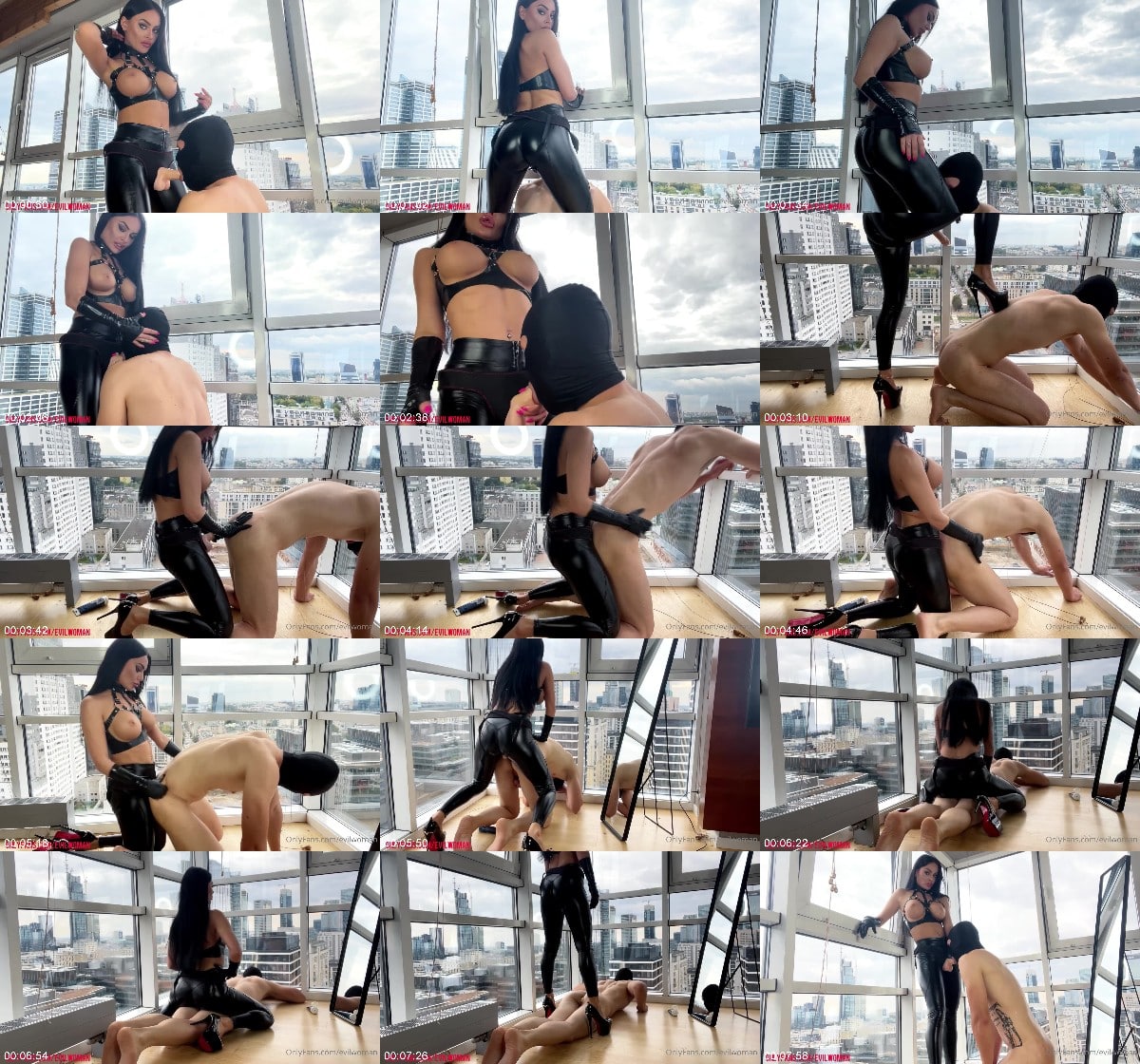 Evil Woman - Bare Breast Pegging With My Slave 6