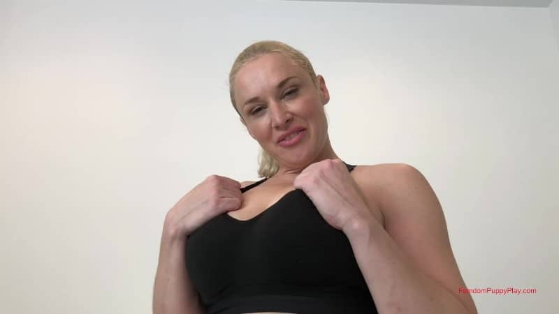 Femdom Puppy Play - Lick Clean Step-Mommy Anat's Sweaty Body 5