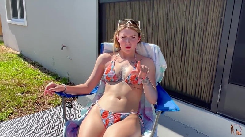 Femdom Puppy Play - London Evans Babysits The Sweat Licking Puppy Boy 1