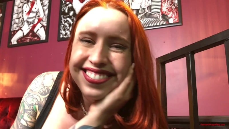 Femdom Puppy Play - Mistress Nicci Gives Her Slave a New Diet 5