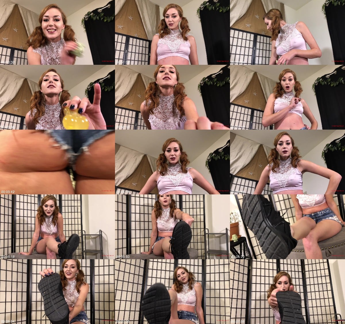 Femdom Puppy Play - Sablique's Sweat Licking Slave 6