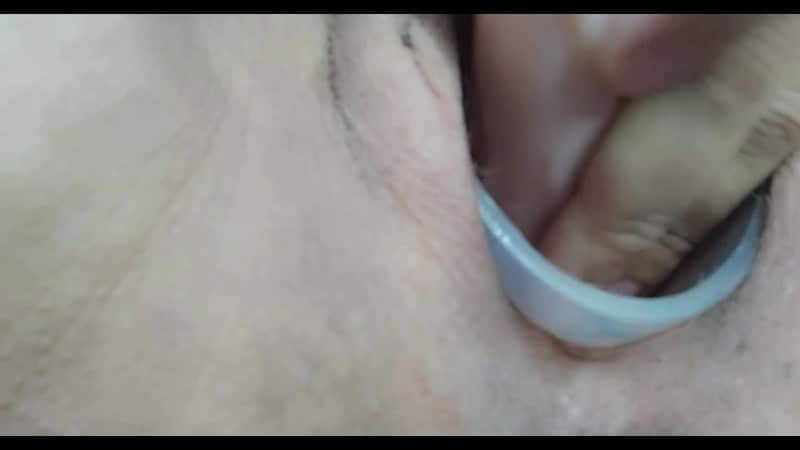 Fisting Maya Simons urethral sounding with big rubber dildo 4