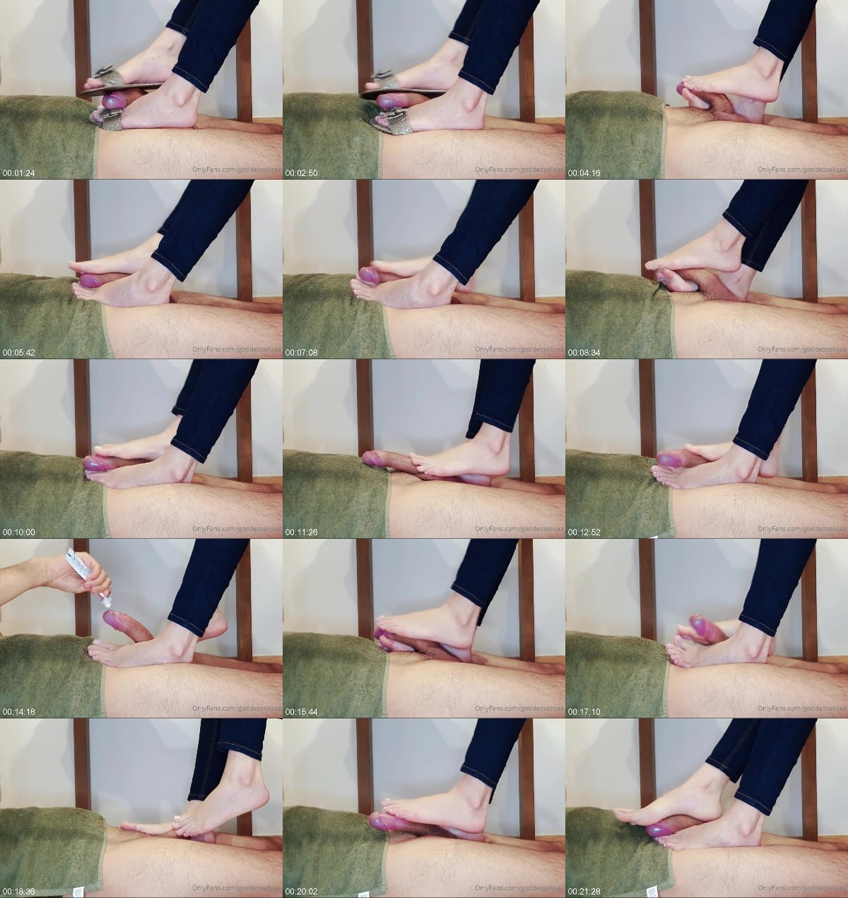 Goddess Elisa - Under A Table Anything Can Happen 6