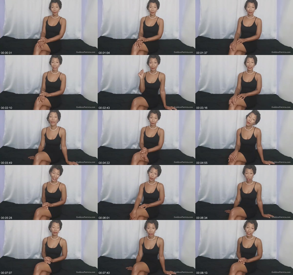 Goddess Patricia - Ebony Mistress Puts Sissy In Chastity 6