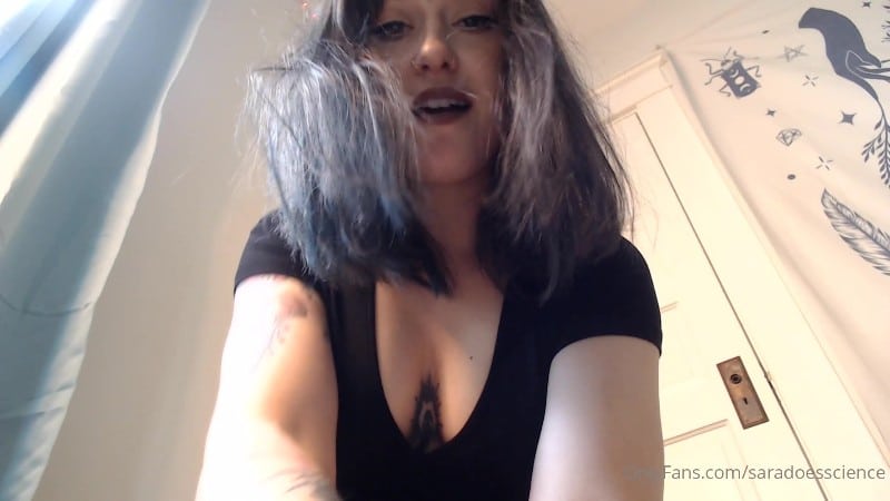 Goddess Sara - You're Caged And My Cock Is In You.and You Clean Up Your Mess 1