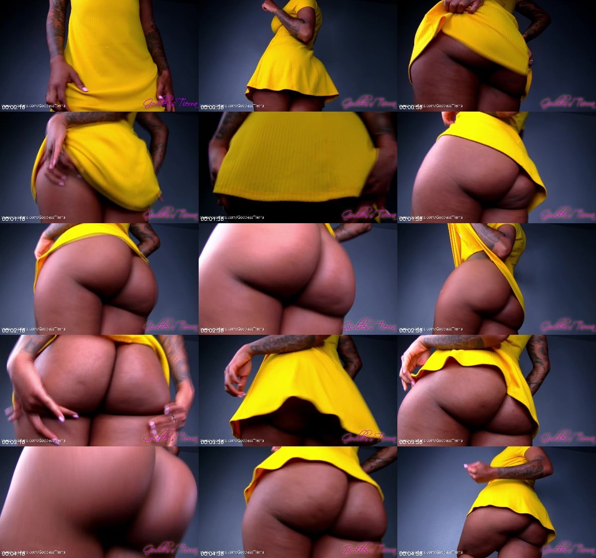 Goddess Tierra - Summer Dress Ass Worship Tease 6