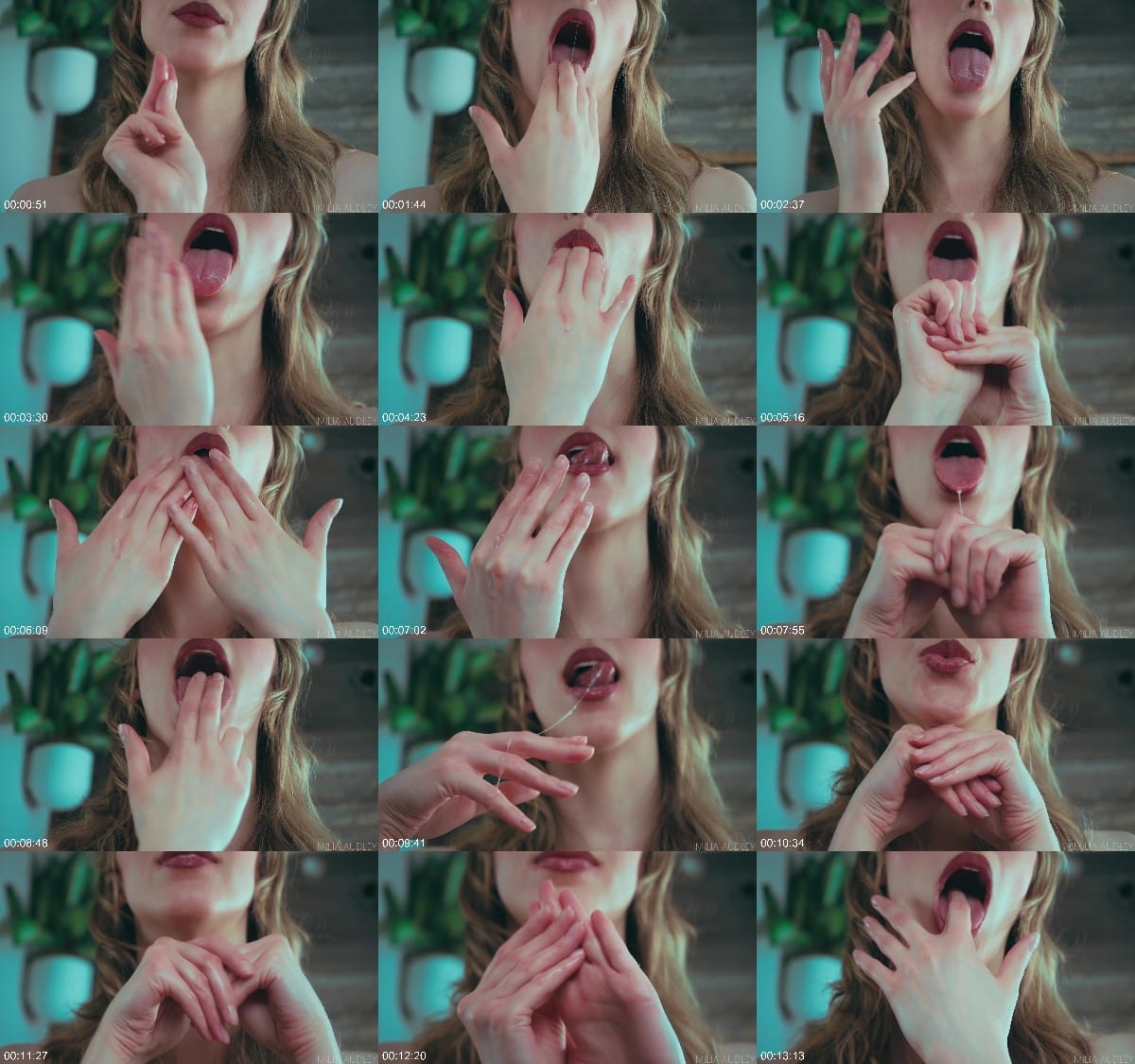 Imilia Audley Hand & Spit Fetish ASMR 6