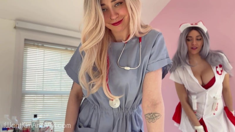 Kim and Vivi - Prostate Exam from Your Futa Doctor 5