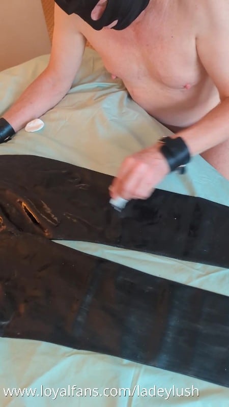 Ladey Lush - Slave Shining My Latex 1
