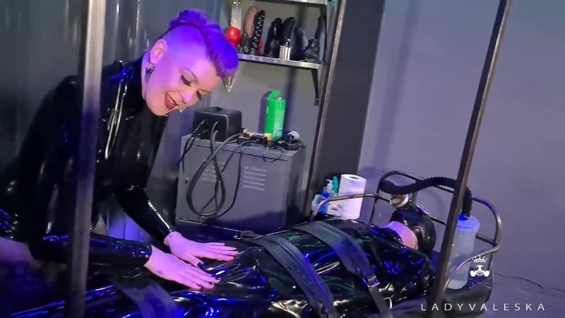 Lady Valeska FemDom - Milking and Ruining the Gimp 1