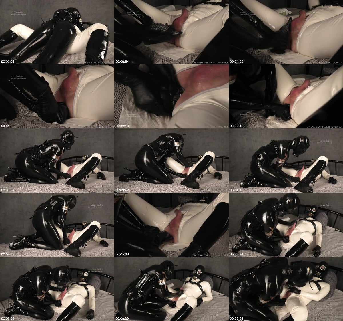 LatexDesire - Anal with Fat Fantasy dildo until cum 6