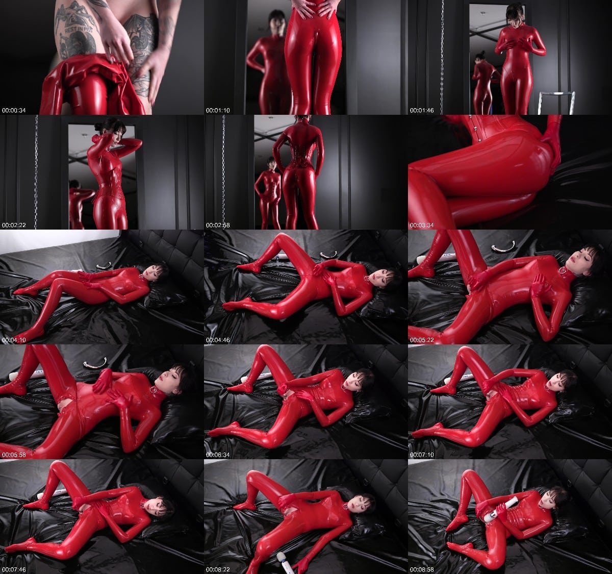 Latex Goth Charlotte - Charlotte In Red 12