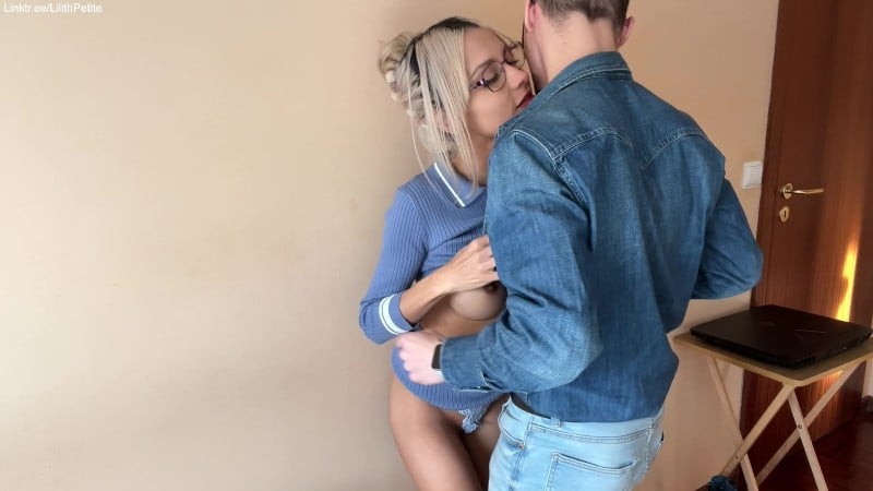 LilithPetite - Sexy Blonde Secretary Ass Fucked By Boss 7