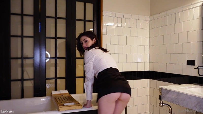 Lux Neon - Bimbo Secretary Transformation JOI 2