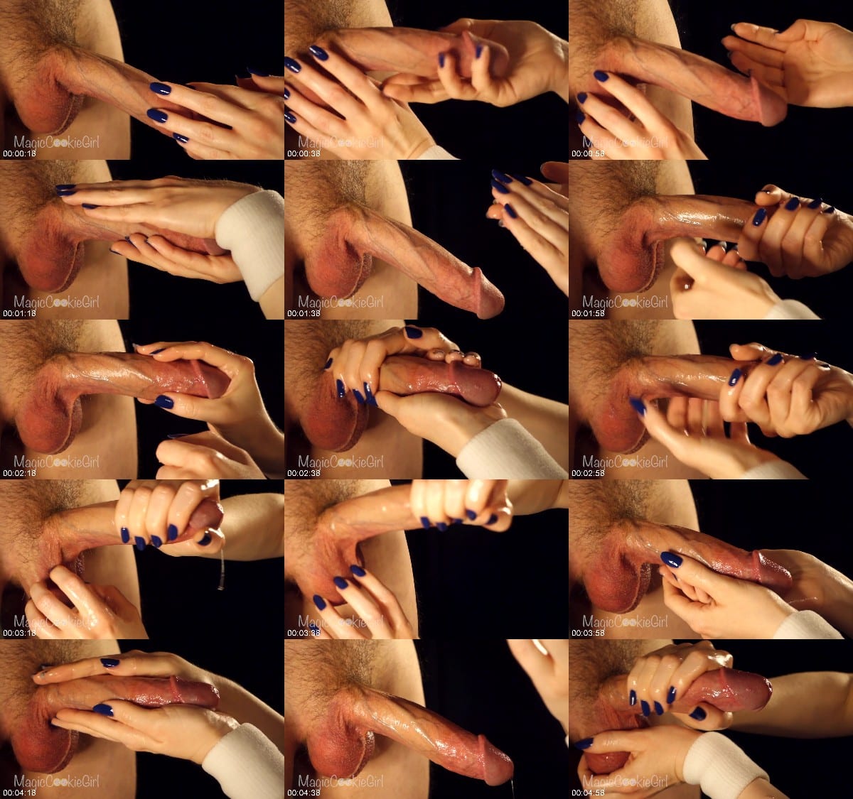 Magic Cookie Girl - Sensual Close Up Cock Worship With Dark Nails 6