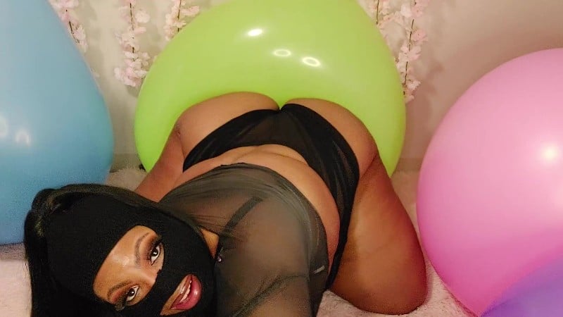 Marley The Masked Fatty - Humping, Hugging And Booty Bumping Jumbo 36 Inch Balloons Non Pop 4