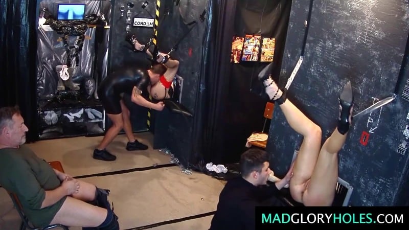 Massive Black Phantom in Glory Club Mad Glory Holes 3