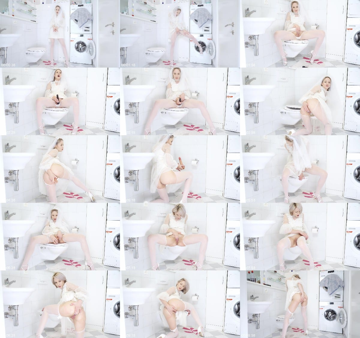 MissDaisyDiamond EP6 Bride Masturbates on Biggest Cock before Marriage Squirt 6