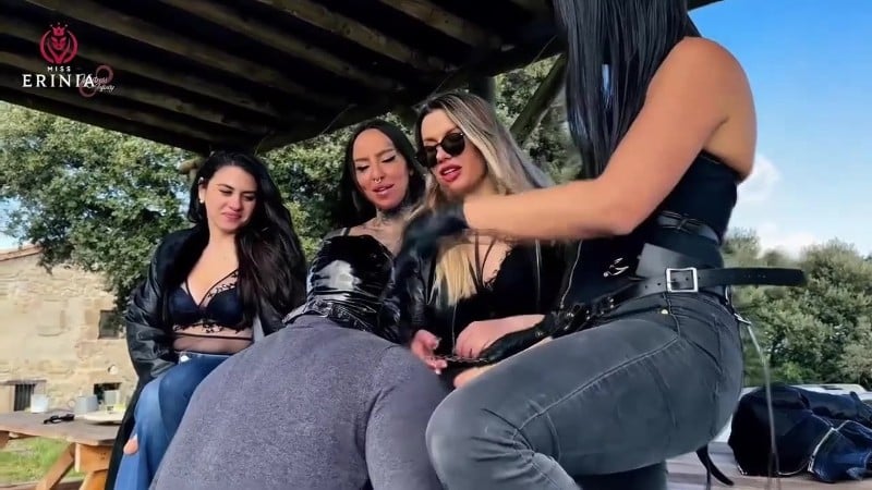 MissErinia - Submissive Humiliated And Fucked In The Ass By Four Goddesses 2