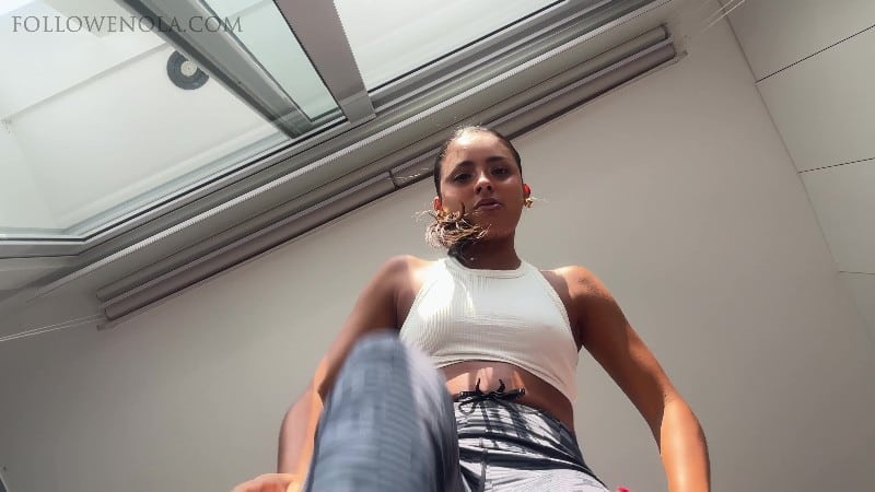 Mistress Enola Fetish - Stomping A Tiny Man Joi - Giantess Enola - I Let You Cum After Breaking Your Nose Pov 3