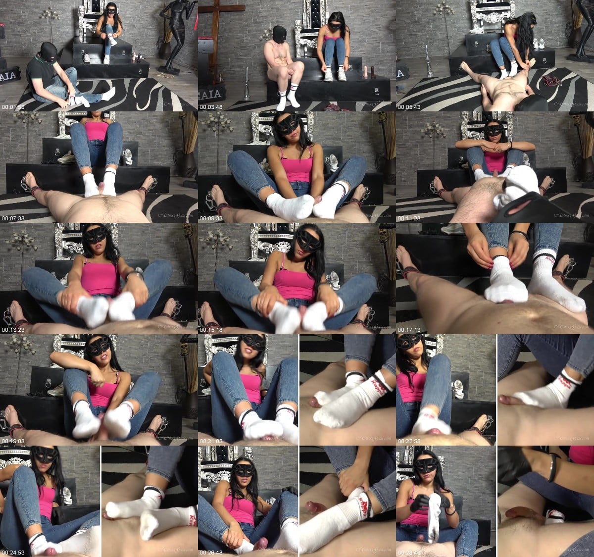 Mistress Gaia - Dirty Sockjob - Italian Femdom 6
