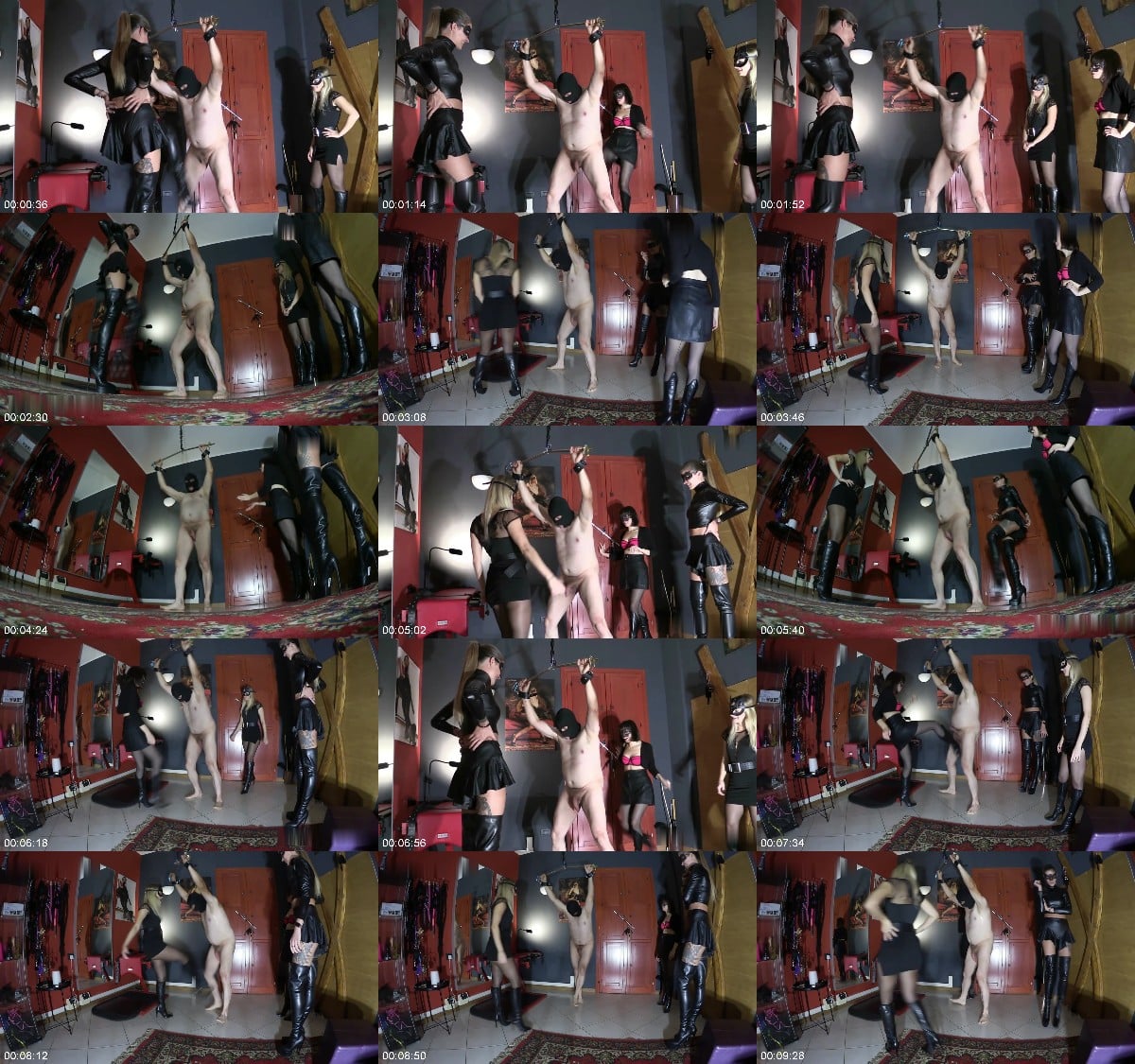 Mistress Magda - Ballbusting ping pong threesome 6