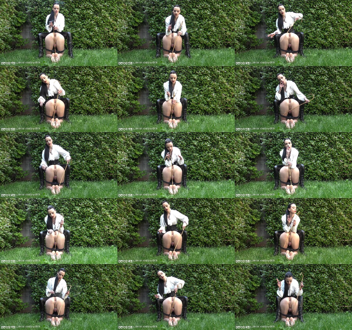 Mistress Nyx - HUMAN ASHTRAY IN PRIVATE GARDEN 6