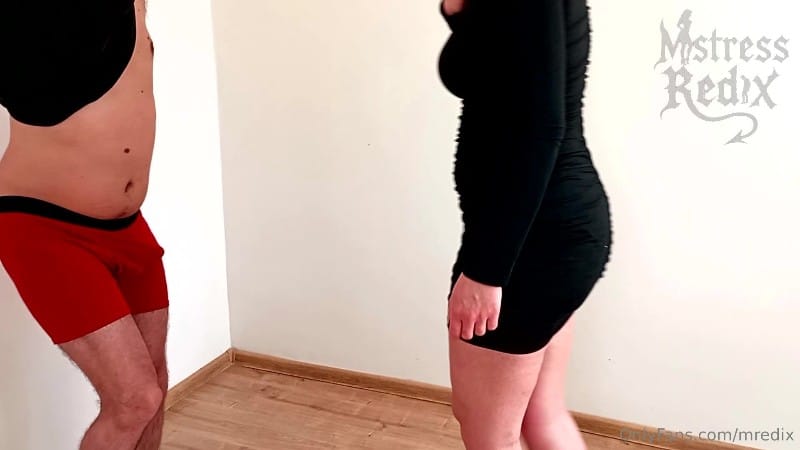 Mistress Redix - Handcuffed And Hard Ballbusting 1