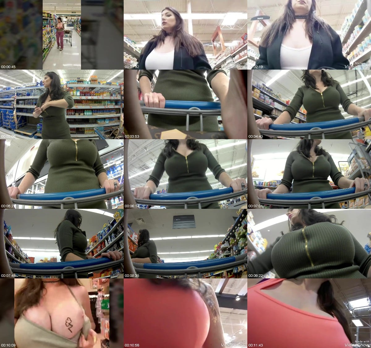 MizzErotique Naughty public Grocery Store Compilation 6