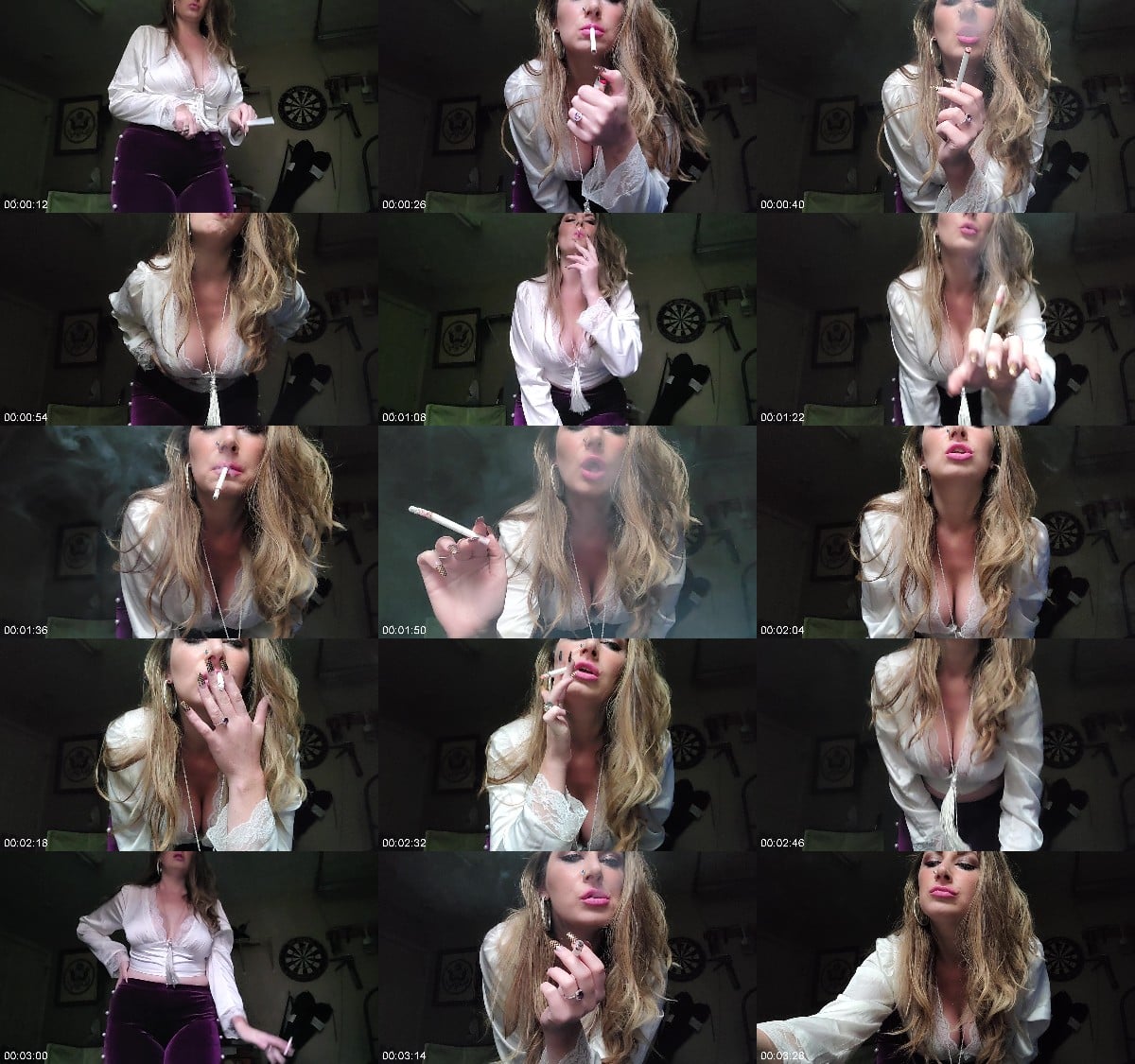 MizzErotique Sensual long nail smoking 100s 6