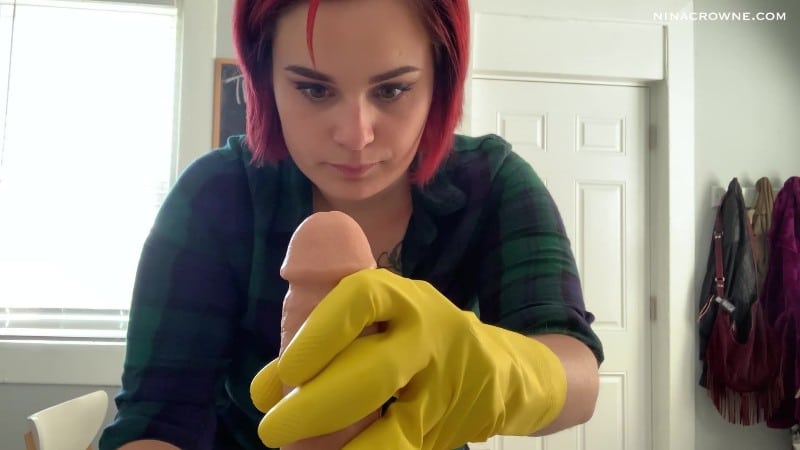 Nina Crowne - A Very Clean Gloved Handjob 4