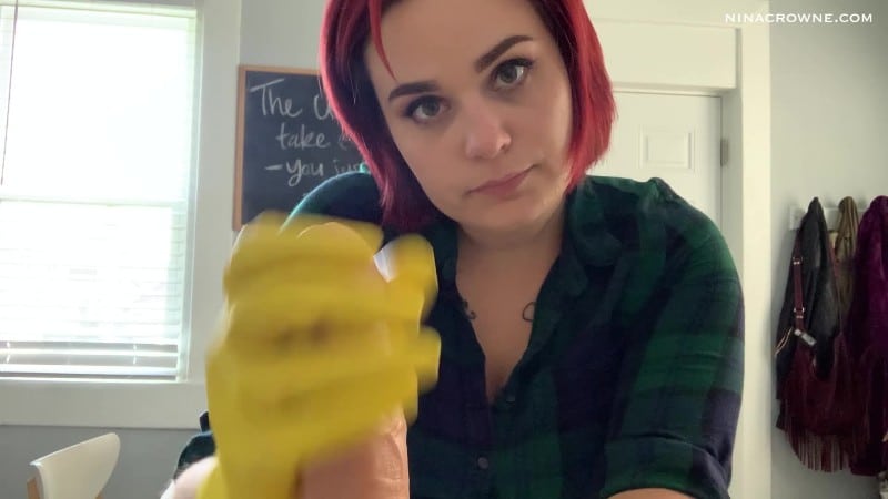 Nina Crowne - A Very Clean Gloved Handjob 5