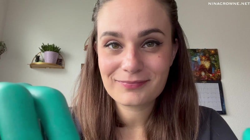 Nina Crowne - Dentist Teases You with Surgical Gloves 3