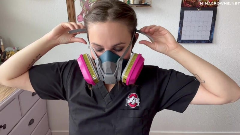Nina Crowne - Doctor GF Brings Home New PPE Mask 2