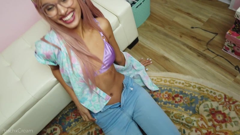 PeachxCream - POV Girlfriend Finds Your Porn FACIAL 3