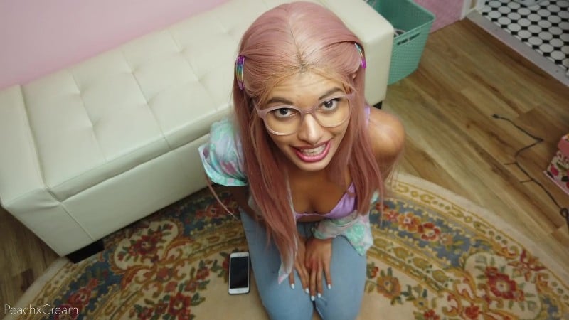 PeachxCream - POV Girlfriend Finds Your Porn FACIAL 4