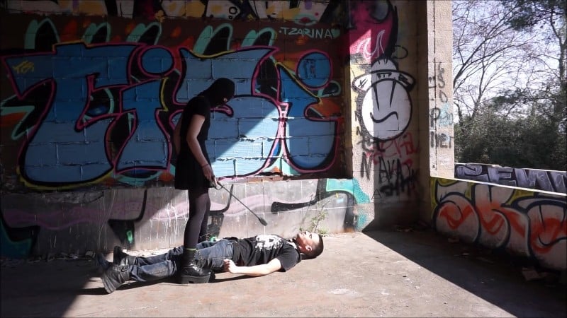 SubmittedTeen - Aesthetic Teen Trample Kick Slap And Spits Her Slave 3