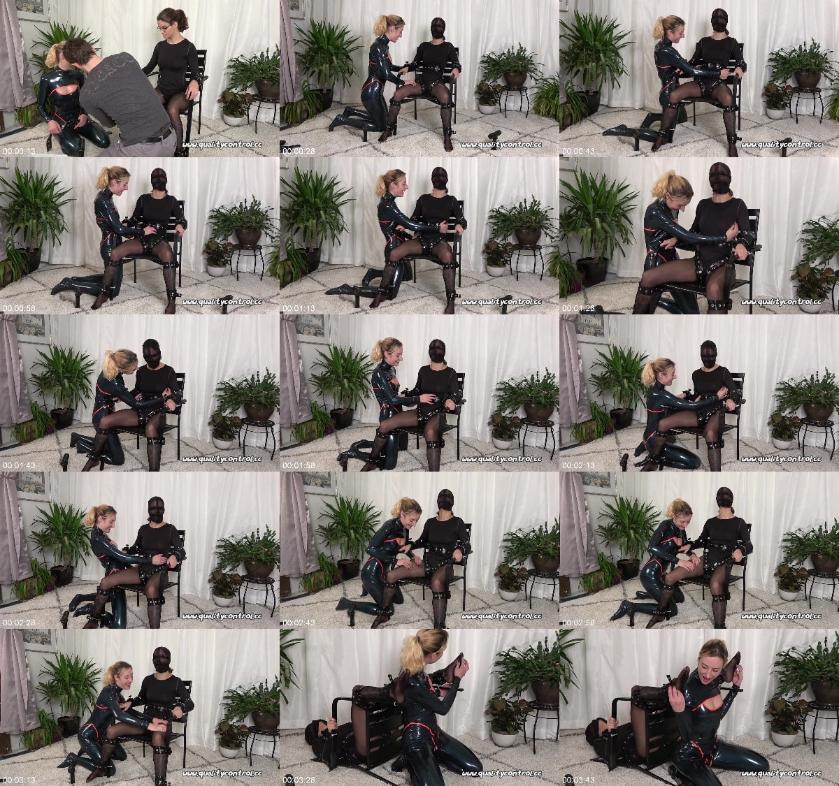 Teaseandthankyou - Kat Turner, Lola - Black Catsuit Segufix - Qualitycontrol 6