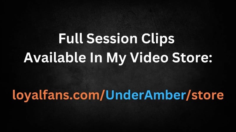 Under Amber - Busting The Cum From His Balls Under My Strappy Metal Heels 5