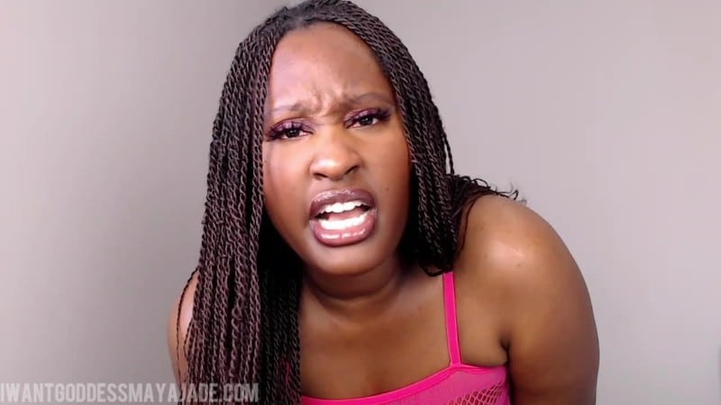Unfriendly Black Hottie - My Goddess Maya Jade Try Not To Cry loser 1