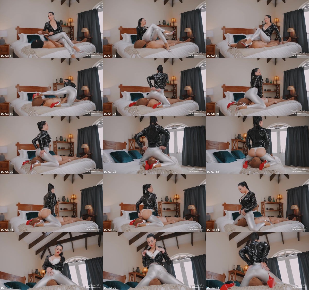 YOUNG GODDESS KIM - FACESITTING AND SMOTHERING MY PANTYHOSE TOY 6