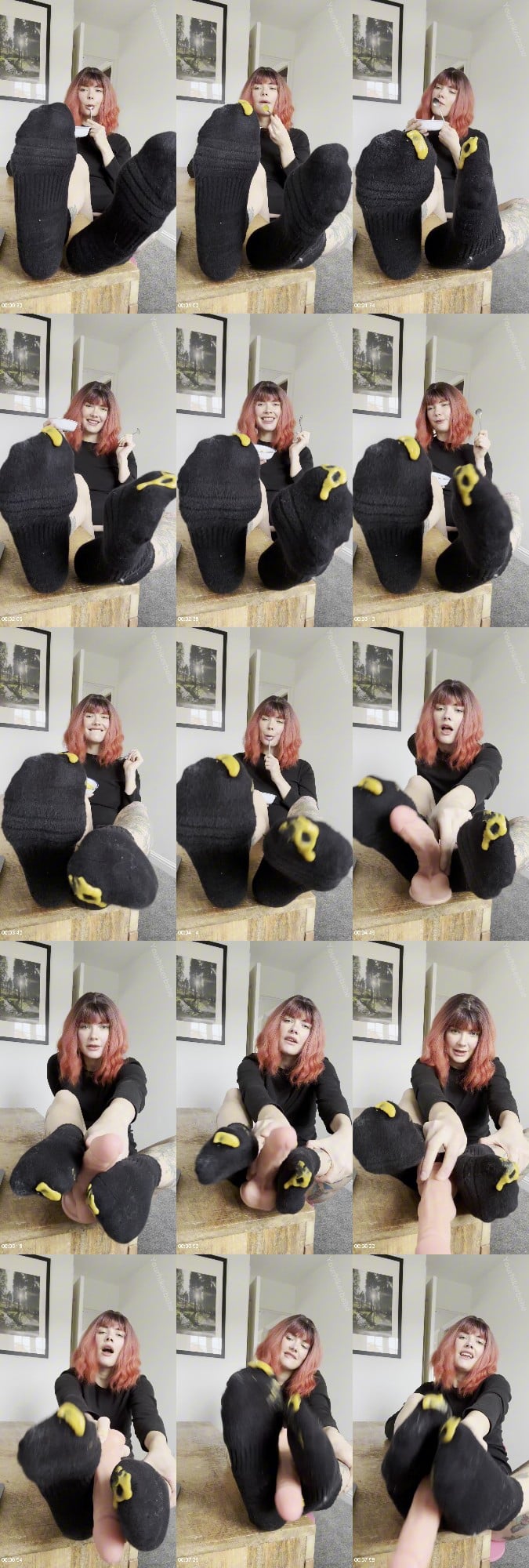 Yourhikerbabe - FOOD AND FEET PLAY - WORSHIP ME WHILE I SNACK 6