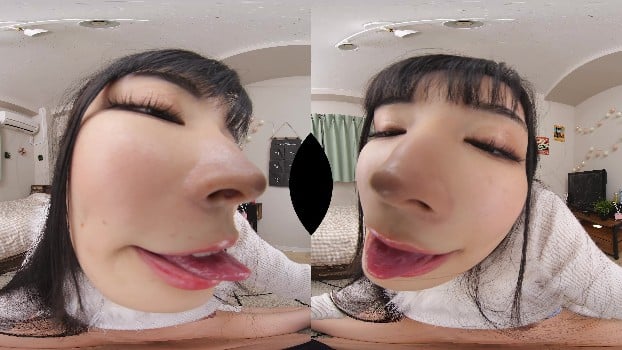 Ajvr-277 [VR] A Super Cute Voice Actress Popular For Her Moe Voice Asmr Makes An Ahe Face, Moaning, And Screams In A Crazy Voice When She Gets Fucked Hard With A Cock (8kvr) 1