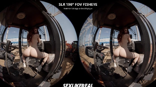[StasyQVR] Zoe Foxy - Cute Redhead Zoe Foxy Undressing By A Tractor (2025-08-15) (original 8000x4000) 5
