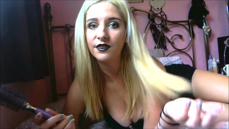 Allfetish Goddess Kitty - Ass To Mouth Hairbrush Challenge 2