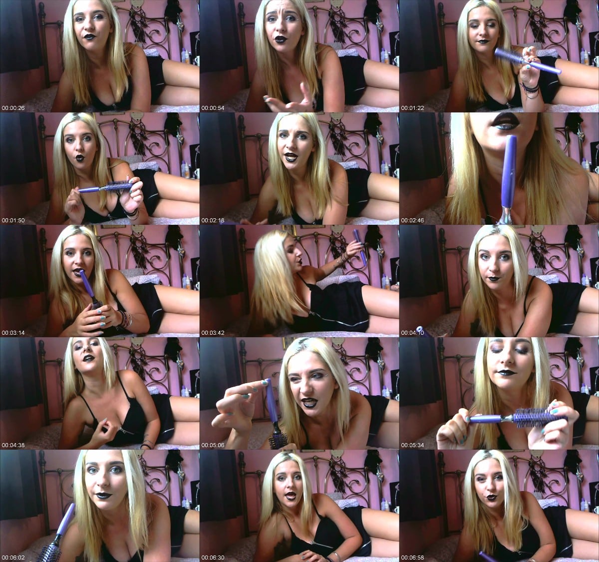 Allfetish Goddess Kitty - Ass To Mouth Hairbrush Challenge 6