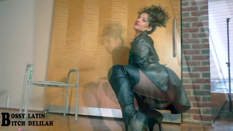 Bossy Ass Delilah - Sissy Insults and Slave Training - Leather Clad Femdom Wil 1