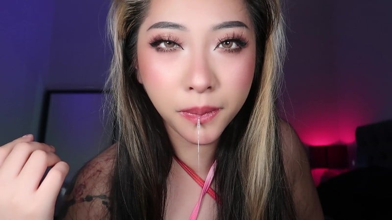 ClaudiaHon - Good boy licks mommy's spit 4