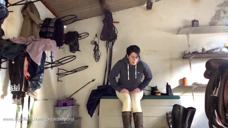 Equestrian Findom - Goddess Epona - Getting The Saddle Ready So I Can Ride 3