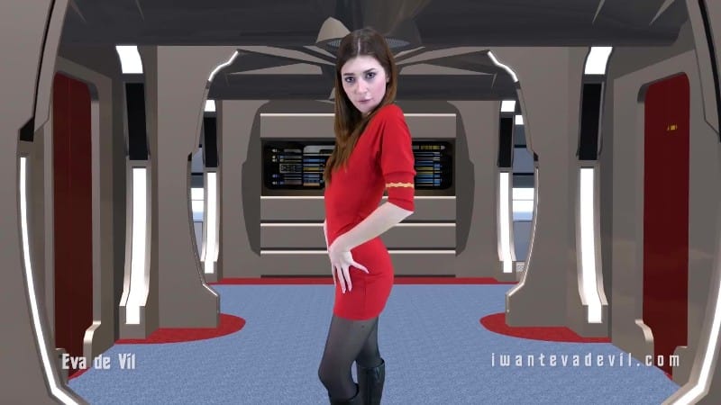 Eva De Vil - USS Eva Galactic Domination 1